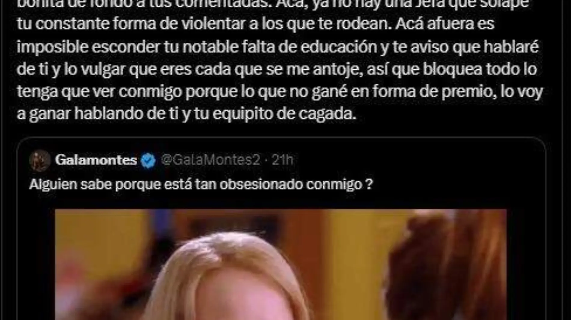 Este fue el mensaje de Adrián Marcelo para Gala Montes